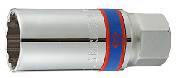 Nasadka do świec 1/2" 21mm x 68mm 12-kąt. wkładka gumowa KING TONY 463021R