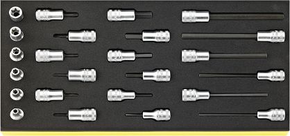 Zestaw TCS 1/3 nasadek 3/8", 24 elementowy TCS 49/1049/2049/45TX/49TX STAHLWILLE 96838772