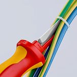 Nóż do Ściągania Izolacji Solidne proste ostrze KNIPEX 98 54 - 4