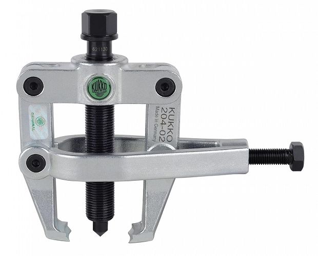 Ściągacz 2-ramienny łożysk „Cobra” z pazurami rozdzielającymi i zaciskiem bocznym KUKKO 204-02