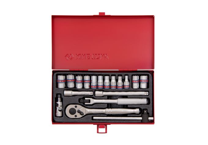 Zestaw nasadek calowych 1/4