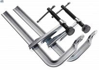 Ścisk śrubowy ślusarski 250/140mm wzmocniony SGM BESSEY SG25M - 2