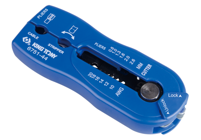 Uniwersalny ściągacz izolacji 0.8 - 10mm KING TONY 6751-44