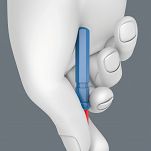 Wymienny trzpień izolowany VDE 64 i 5,0 sześciokąt imbus WERA 05006521001 - 7