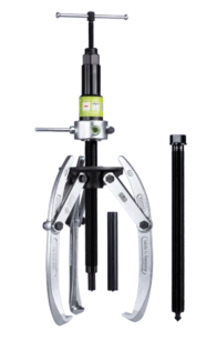 Ściągacz 3-ramienny uniwersalny z rozwieralnymi ramionami i długim wrzecionem hydraulicznym  KUKKO 47-2-B