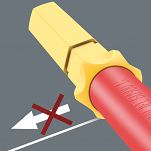 Wkrętaki Śrubokręty Izolowane Wymienne Końcówki Kraftform Kompakt VDE 17 RA 1, 17 części WERA 05006618001 - 9