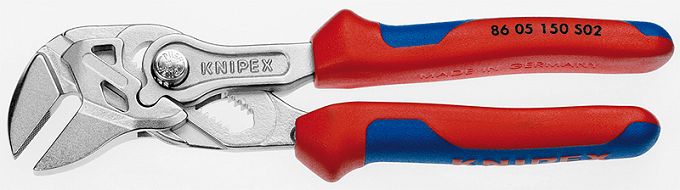 Szczypce Klucz w Jednym Narzędziu do 27mm ze szczękami o chropowatej powierzchni KNIPEX 86 05 150 S02