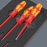 Wkładka piankowa 97110 z wkrętakami Kraftform Seria 100 VDE Set 1, 7 części WERA 05150133001 - 3