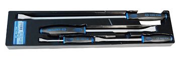 Zestaw łyżek montażowych 4 szt. 204 - 608 mm KING TONY 9TK014
