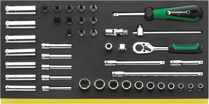 Zestaw TCS 1/3 narzędzi 1/4", 44-Częściowy TCS 40/35/9 STAHLWILLE 96830601