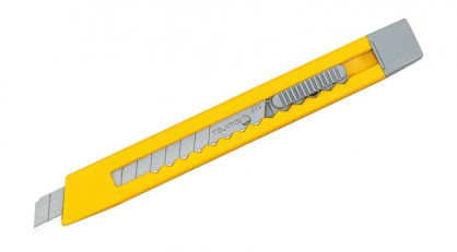 Nóż z automatyczną blokadą, ostrzem 9mm, Precision Craft Basic, opakowanie 60szt. TAJIMA