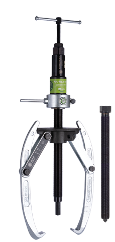 Ściągacz 2-ramienny uniwersalny z rozwieralnymi ramionami i długim wrzecionem hydraulicznym KUKKO 46-1-B