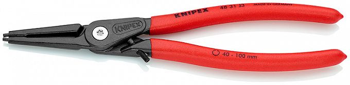 Szczypce precyzyjne do pierścieni osadczych Segera wewnętrznych 40-100mm KNIPEX 48 31 J3