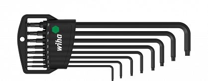 Zestaw kluczy trzpieniowych w uchwycie Classic TORX® z główką kulistą 8-cz., oksydowany chemicznie 32394 WIHA