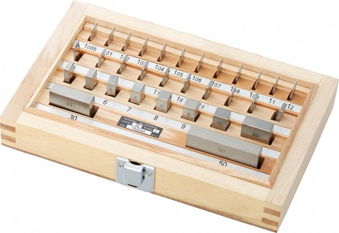 Zestaw plytek wzorcowych, stal, klas.toler.2, 32-cz. FORTIS 4317784737531