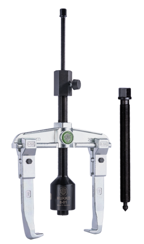 Ściągacz 2-ramienny uniwersalny z długim wrzecionem hydraulicznym KUKKO 20-4-B