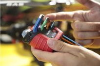 Zestaw kluczy trzpieniowych w uchwycie ErgoStar Sześciokątny z główką kulistą chromowany matowo 9-cz. 41483 WIHA - 2