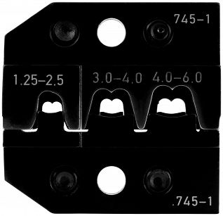 Matryca zagniatająca wtyk płask 1,25 - 6,0 mm RENNSTEIG 624 745-1 3 0