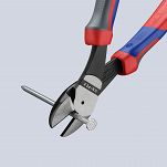 Szczypce Tnące Boczne o zwiększonym przełożeniu KNIPEX 74 22 200 - 7