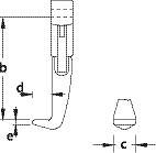 Ramię do szybkiego odpinania wielkości C 200 mm GEDORE 1178350 106/C-200-E - 2