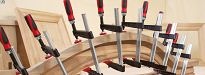 Ścisk  śrubowy stolarski  żeliwny 400/140mm Original BESSEY TG40S14-2K - 4