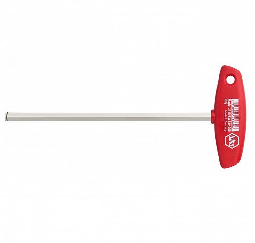 Klucz trzpieniowy sześciokątny 6,0 x 150 mm MagicRing z rękojeścią T Classic niklowany na wysoki połysk WIHA 22174