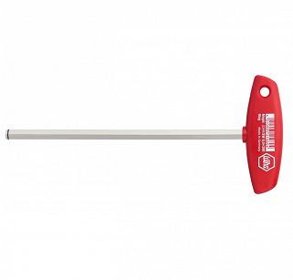 Klucz trzpieniowy sześciokątny 6,0 x 150 mm MagicRing z rękojeścią T Classic niklowany na wysoki połysk WIHA 22174