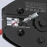 Szczypce do zagniatania złączy MC4® i MC4® Evo 2   PreciForce Knipex  97 52 42 6 - 5