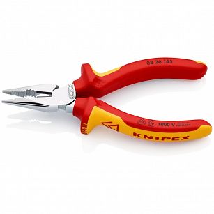 Kombinerki Szczypce uniwersalne z ostro zakończonymi szczękami KNIPEX 08 26 145