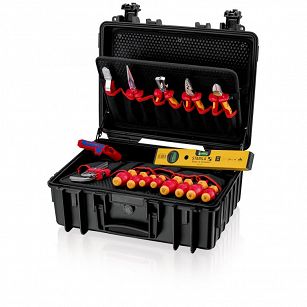 Walizka narzędziowa Robust23 Start dla elektryków" 24-częściowa KNIPEX 00 21 34 HL S2
