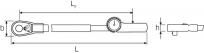Klucz dynamometryczny 100-600 ft.lb (160-800Nm) 3/4