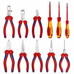 Etui z szczypcami i wkrętakami śrubokrętami 11-częściowe KNIPEX 00 19 41 - 2