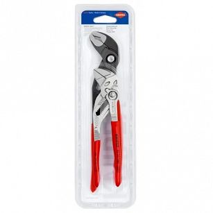 Zestaw Zawiera szczypce-klucz 86 03 180 oraz szczypce KNIPEX Cobra® 87 01 250 KNIPEX 00 31 20 V03