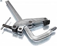 Ścisk ślusarski stalowy 600/120 mm  z przesuniętym wrzecionem GRA BESSEY GRA60-12 - 2
