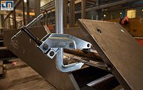 Ścisk ślusarski stalowy 600/120 mm  z przesuniętym wrzecionem GRA BESSEY GRA60-12 - 4