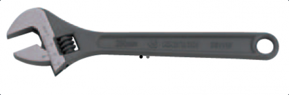 Klucz nastawny "SZWED" z podziałką 25mm x 200mm czarny KING TONY 3611-08P
