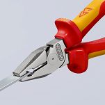 Kombinerki Izolowane Szczypce Uniwersalne o zwiększonym przełożeniu KNIPEX 02 06 180 - 6