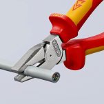 Kombinerki Izolowane Szczypce Uniwersalne o zwiększonym przełożeniu KNIPEX 02 06 180 - 3