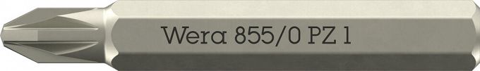 Bity 855/0 Micro do śrub z wgłębieniem krzyżowym Pozidriv, PZ 1 x 30 mm WERA 05058141001