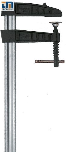 Ścisk śrubowy stolarski żeliwny 1500/120mm TGK z pokrętłem BESSEY TGK150K