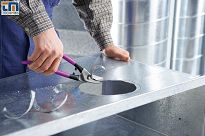 Nożyce do blachy do otworów prawe ERDI BESSEY D407-300 - 2