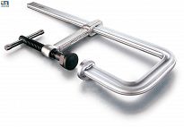 Ścisk śrubowy ślusarski stalowy omijający SGU BESSEY SGU30-14-10 - 3