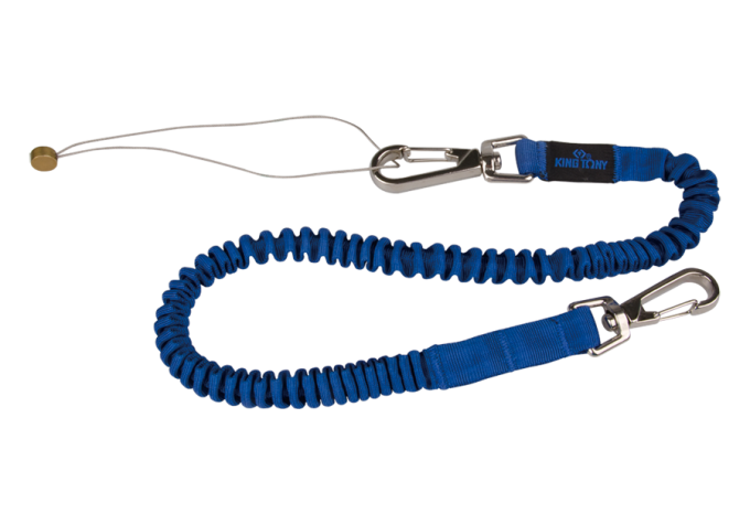 Elastyczna smycz ze sprzączką, dł. 800-1300mm, udźwig 3 kg KING TONY 79A21-30