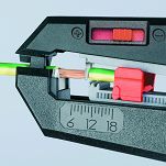 Zestaw szczypce automatyczne do ściągania izolacji 0,2 - 6,0 mm 12 62 180 + zapasowe ostrze 12 69 21 KNIPEX 145384 - 5