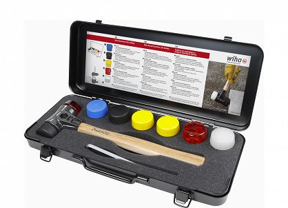 Młotek z miękkim obuchem zestaw Safety WIHA 44008