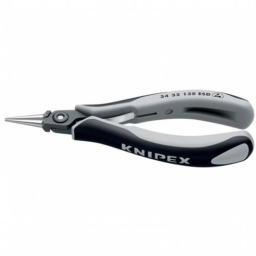 Szczypce precyzyjne dla elektroników ESD KNIPEX 34 32 130 ESD