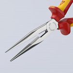 Szczypce tnące półokrągłe izolowane chwytające (wydłużone typu „bociani dziób”) KNIPEX 26 16 200 - 4
