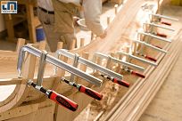 Ścisk śrubowy ślusarski stalowy 250x120mm GZ BESSEY GZ25-2K - 8