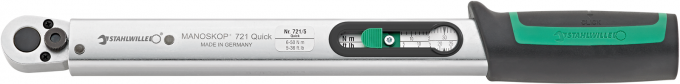 Klucz dynamometryczny standardowy 721 Quick 5 6-50 Nm MANOSKOP® 50204005 STAHLWILLE