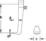 Ramię do ściągania model ROBUSTE 150mm GEDORE 1970542 106/B-150-B - 2
